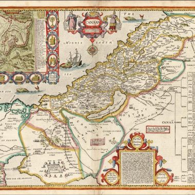 1732 Historic Old Carolina Map - Vintage Style Pictorial Poster 20x28