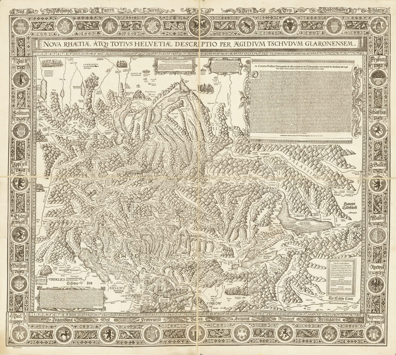 Sold at Auction: Dacia map, by Sebastian Münster, after